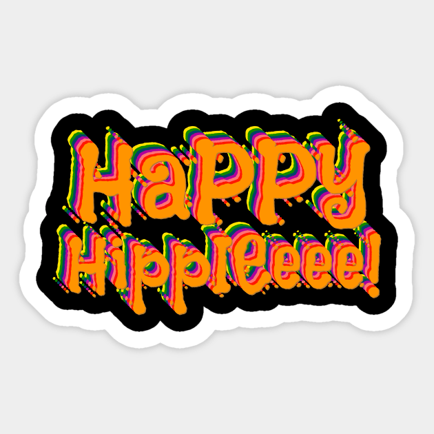 HAPPY HIPPIE Sticker by Anthony88